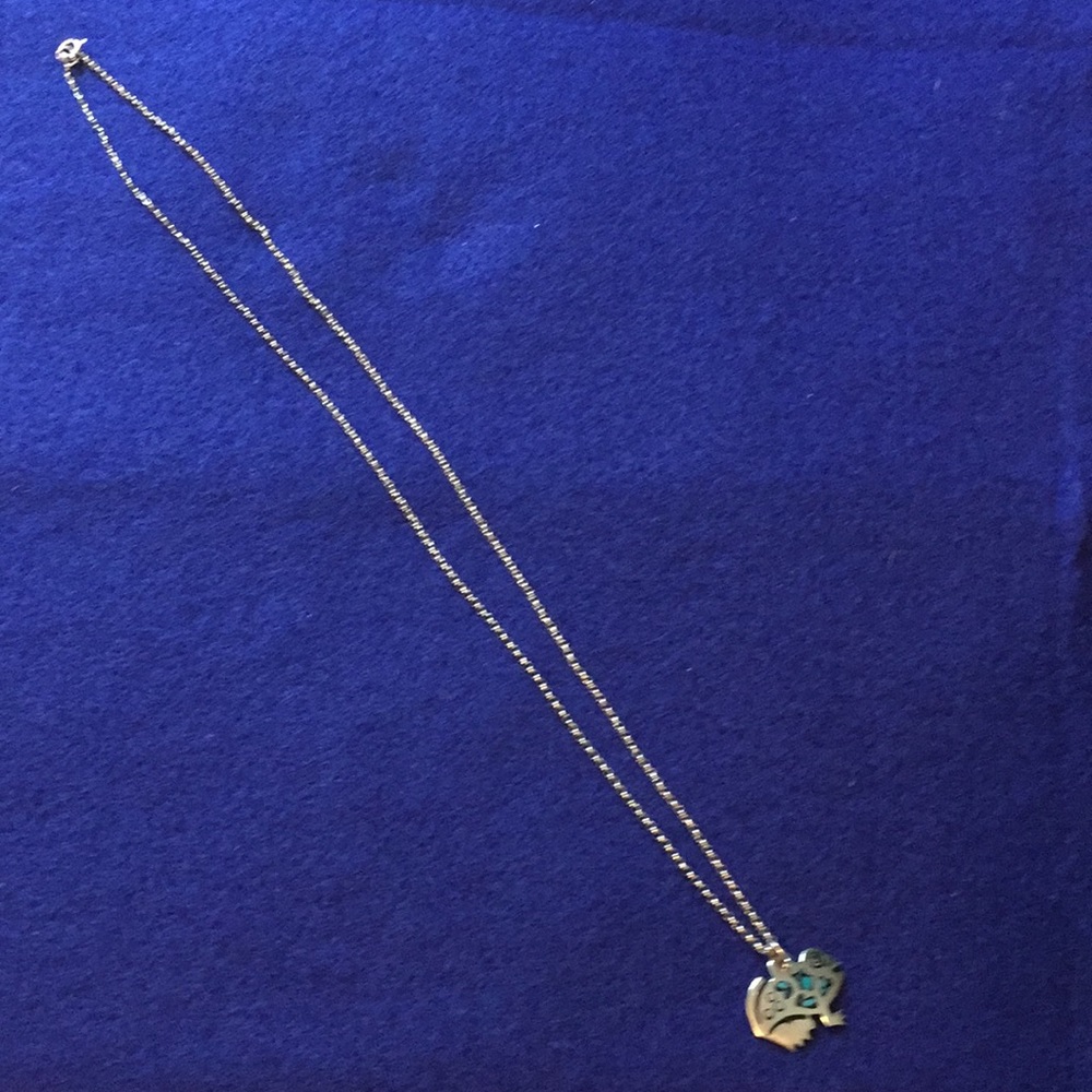 Sterling & turquoise necklace - Picture 2 of 5